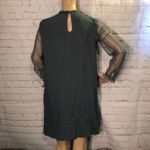Xhilaration  Lace Sleeve Festival Boho Dress Semi Sheer Sleeves Jrs Medium Photo 5