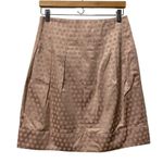Elevenses Womens Sz 6 Polka Dots Pleated Mini Skirt Side Zip Aline Church Mature Photo 1