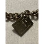 Vintage Charm Bracelet Silver Tone Novelty Charms My Diary Chair Scissors Photo 8