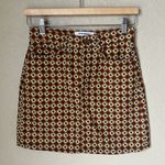 Reformation  Jackie printed mini denim skirt Photo 3
