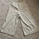 Lululemon Stretch Woven Ruffle-Waist Wide-Leg Crop Pants Sz XL in Bone Photo 6