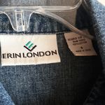 Erin London  Denim Jacket Beadwork Embroidered Photo 5