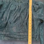 HOUSE OF HARLOW 1960 x REVOLVE Sumner Blouse in Teal Size Small Green Photo 6