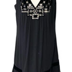 Nine West VINTAGE Silk Dress with Velvet & Rhinestones Photo 0