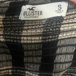 Hollister Romper Plaid Womens Small Black Tan Sleeveless Pockets Summer Beach Photo 5