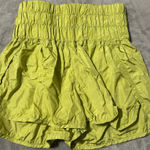 Free People  Yellow Green Shorts Photo 0