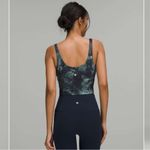 Lululemon  6 Align Tank Top Diamond Dye Tidewater Teal Graphite Grey Padded NWT‎ Photo 4