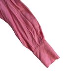 Hello Molly NWT  size XL STYLE ME YOUR WAY SHIRT DRESS PINK Linen blend balloon Photo 9