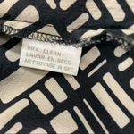 Jones New York Vintage Silk Taupe Black Tie Neck Blouse Sz 4 Photo 11