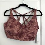 Athleta Solace Printed Bra D-DD+ Riptide NWT Palermo 2X Photo 3