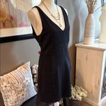 EXPRESS  Black V-Neck Criss Cross Sleeveless Mini Dress Size Large Photo 1