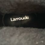 Larroude Vail Ankle Boot Water Resistant Shoe Black White Tweed Leather Size 11 Photo 3