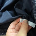 Gap  Coat Sweater Navy Blue Button Cropped Tweed Wool Blend Collar Sz L Photo 8