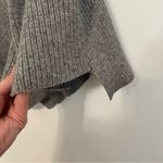 Cable & Gauge Cowl Neck Sweater Gray Flecked Speckled Hi-Lo Hem Tunic Sweater L Photo 8