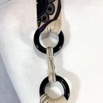 Alyn Paige ivory and purple paisley maxi dress size small Photo 3