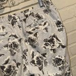 Anthropologie Gray Joggers floral abstract print Saturday Sunday small cotton Photo 2