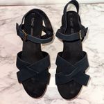 Toms Women's Black Suede Willow Espadrille Sandals size US 10 Photo 3