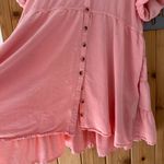 Pilcro Anthropologie ‎ Suzanne Coral Button-Down Dress Size Medium Photo 7