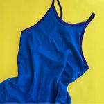 Vintage 90s Blue Reversible Cocktail Dress Size 8 Photo 1