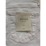 Edyson Delon High Rise Shorts Cut Off Denim Frayed Distressed 27 Button Fly Whit White Photo 7