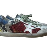 Golden Goose Superstar Sneaker Multi Color Snake White Star Size 41 or US 11 Photo 1