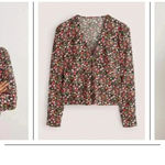 Boden Printed V Photo 2