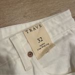 NWT Trave Audrey Crop Wide Leg White High Waisted Jean Size 32 Photo 1