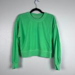 Lululemon Women's Perfectly Oversized Cropped Crew Pullover Sweatshirt Photo 4