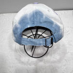 Adidas Tie Dye Ball Cap Blue Purple White Adjustable Baseball Trucker Watercolor Photo 3