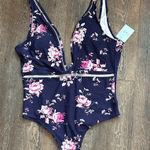 Cupshe NEW Women's in The Forest One-Piece V Neck Swimsuit Bathing Suit XXL Photo 0