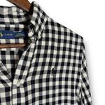 Ralph Lauren Black & White Gingham Shirt Small Buffalo Check Plaid Flannel Style Photo 2