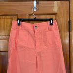 Maeve By Anthropologie The Colette Coral Wide Leg Linen Pants Sz 31 Photo 2