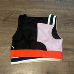 JoyLab  Black & Multicolor Sports Bra, Size Small Photo 5