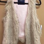 American Eagle Furry Tan Vest Photo 0