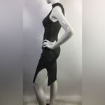 Metallic Cutout Side Slit Dress M Size M Photo 7