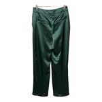 House of Harlow 1960 Green Satin Wide Leg Pants (Size 6) Photo 1