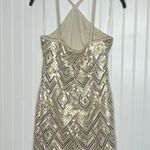 Crystal Doll Homecoming Sequin Bodycon Mini Dress Size 3 Photo 2