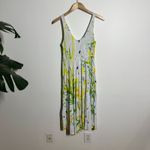 Jams World  Babydoll Water Color Floral Midi Dress Women S Daisy Made in USA Y2K Photo 3