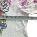 Bucee Go Little Rockstar Tie Dye Van‎ Graphic Shirt Size L Hippie Retro 70s White Size L Photo 5