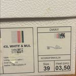 Christian Dior Dior DWAY HEELED SLIDE White Cotton Embroidered Libellule Camouflage Motif Photo 7