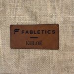 Fabletics  Khloé Burlap Jute Tote Shopper Bag Photo 1