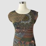 Desigual  Patchwork Boho Fit and Flare Dress S Multicolor Sleeveless Photo 3