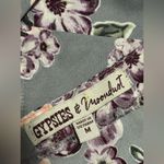 Gypsies & Moondust EUC  Gray and Purple Floral Matching Set size medium Photo 8