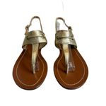 Kate Spade  Carolina T-Strap Leather Sandals Ankle Strap, Sz 6.5 Photo 5