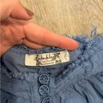 Free People Table Top Flowy Pants Blue Size S Photo 3