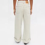 BDG Urban Outfitters Y2K Beige Skater Baggy Wide Leg Distressed Jeans Size 31 Photo 2