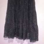 Toumai Babydoll Y2K Tank Top Women Small Black Tiered Lace Overlay Whimsigoth Photo 2