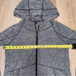 Athleta  Gray Heather Baja UPF Athletic Zip Up Long Sleeve Jacket - Size Medium Photo 4