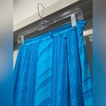 VTG 90s Magda Es Design Boho Blue Paisley Mandala Paneled Wrap Midi Maxi Skirt Photo 7