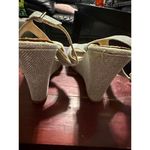 Women’s size 7.5 Candelas Silver Wedge Heels Photo 3